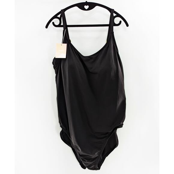 Andie Swim Black One Piece Swimsuit The Amalfi - Picture 4 of 9